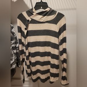 Cute Lightweight Striped Hoodie